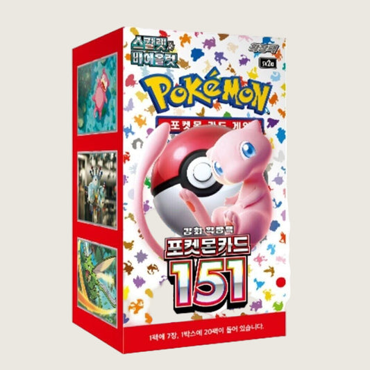 Pokémon Korean 151 [sv2a] Sealed Booster Box (20 Packs)